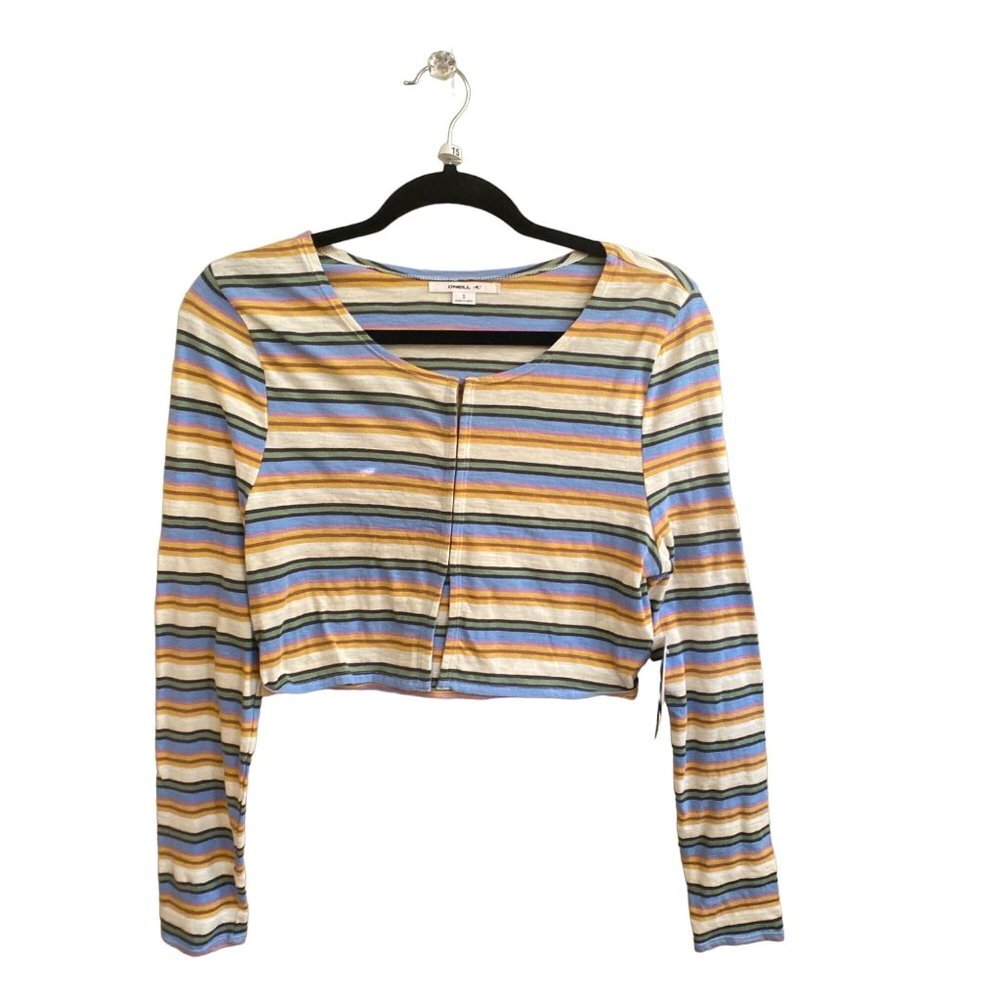 NWT Raissa Stripe Cardigan Top, X- Small - Picture 2 of 9